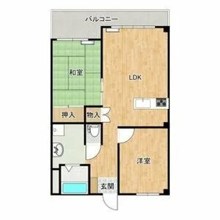 滝子アネックス【2-B号室】の間取り