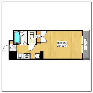 井尻コスモビル【302号室】の間取り