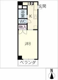 ラ・メゾンⅡ【4階】の間取り