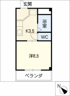 サンコーポ八幡【2階】の間取り