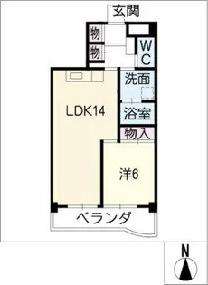 エスポワール長久手【3階】の間取り