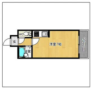 プレアール紫【111号室】の間取り