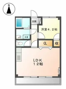 アーバンハイム上条【1階】の間取り