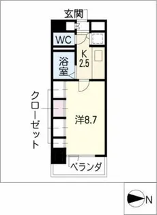 ハルモニア【9階】の間取り