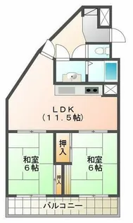 クレドール垂水Ⅱ【2階】の間取り