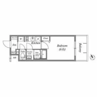 アドバンス名古屋シュテルン【3階】の間取り