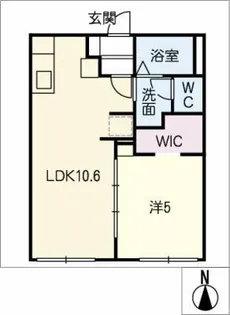 フレグランスローズ【2階】の間取り