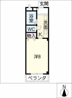 プラージュK【3階】の間取り