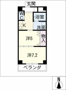 金しゃちホーム【5階】の間取り
