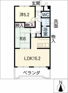 エクセル・カナメ【3階】の間取り