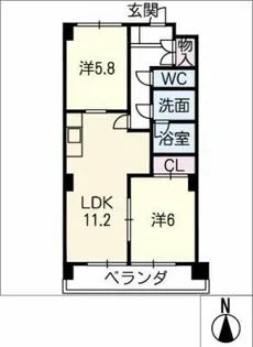 ISHIKAWAビル【6階】の間取り