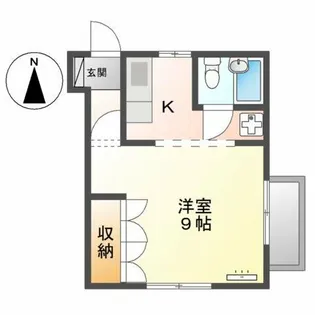 アップルハイランド【1階】の間取り