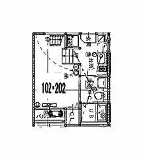 シェモア中島町【202号室】の間取り