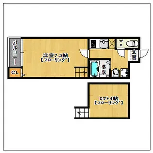 イル・グラッツィア博多駅前II【2階】の間取り