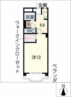 たちばなハイツ【2階】の間取り