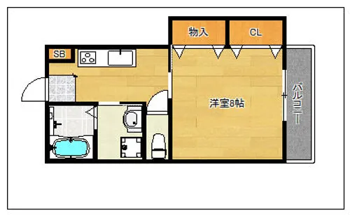 セレナーデkenII【103号室】の間取り