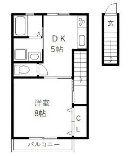 セレナーデkenII【202号室】の間取り