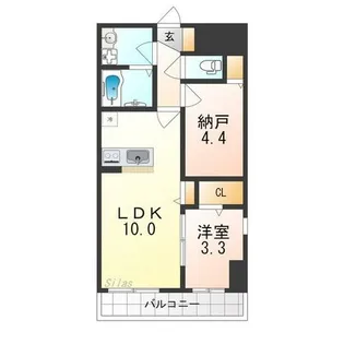 FREEDOM residence松原上田Ⅱ【7階】の間取り