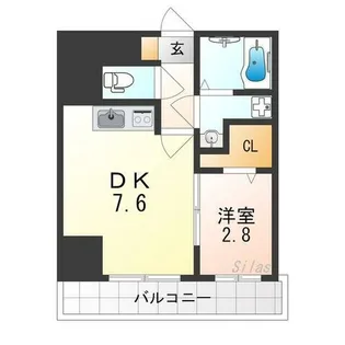FREEDOM residence松原上田Ⅱ【7階】の間取り