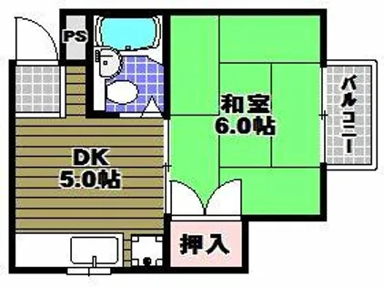ハイツロベリア【3階】の間取り