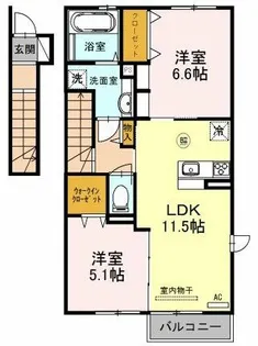 プレミアムDハウス【2階】の間取り