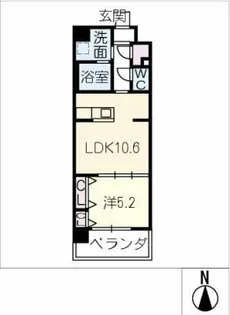 仮)ブリスコート鳴子北【5階】の間取り