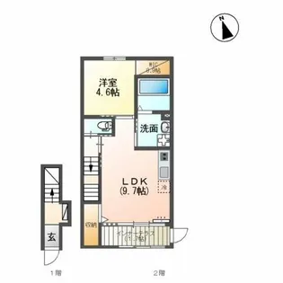 CEDAR RBⅢ【2階】の間取り
