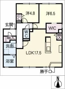 フレシールUmi【1階】の間取り