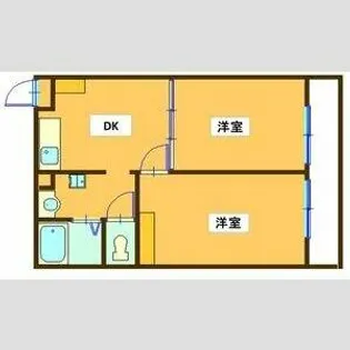 旭ヶ丘East【1階】の間取り