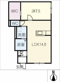 テイクプレイス【1階】の間取り