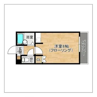 ロマネスク香椎【4階】の間取り