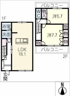 サンシャインⅢ【1階】の間取り