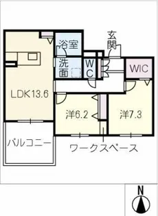 Mt.billion β【1階】の間取り