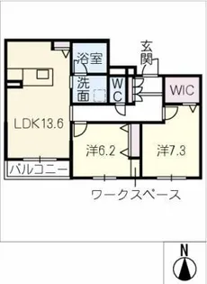 Mt.billion β【2階】の間取り