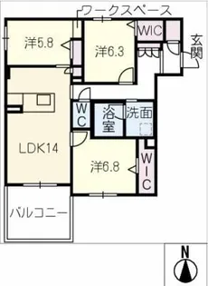 Mt.billion β【1階】の間取り