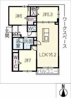 Mt.billion β【2階】の間取り