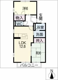 タウンハウス【2階】の間取り