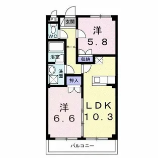 ルミナスハイム【3階】の間取り