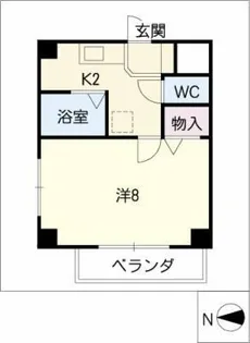 グローリィ【1階】の間取り