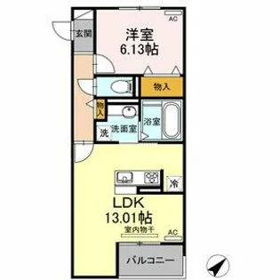 ル ブレ【3階】の間取り