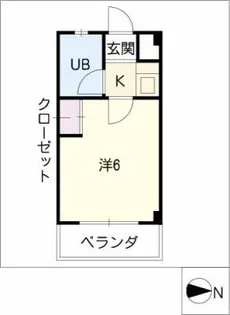 アーバンみと【3階】の間取り