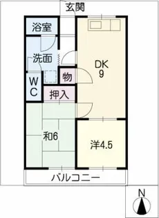 メゾン今斉【1階】の間取り