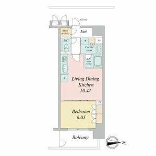 ラフィシア上前津(Rafficia Kamimaezu)【0520号室】の間取り