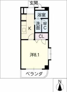 ドミール双葉【2階】の間取り