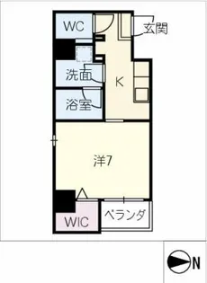 グランテラス熱田【2階】の間取り