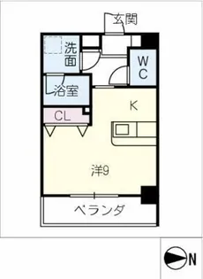グランテラス熱田【1階】の間取り