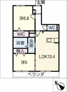 ヘーベルメゾン ブルーメ【1階】の間取り