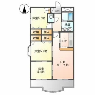 Art Vivant【1階】の間取り