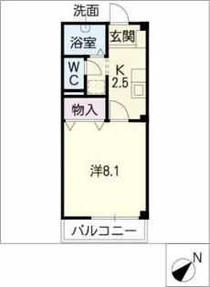 グランデージソフィア【2階】の間取り