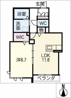 マ・メゾン中小田井【2階】の間取り